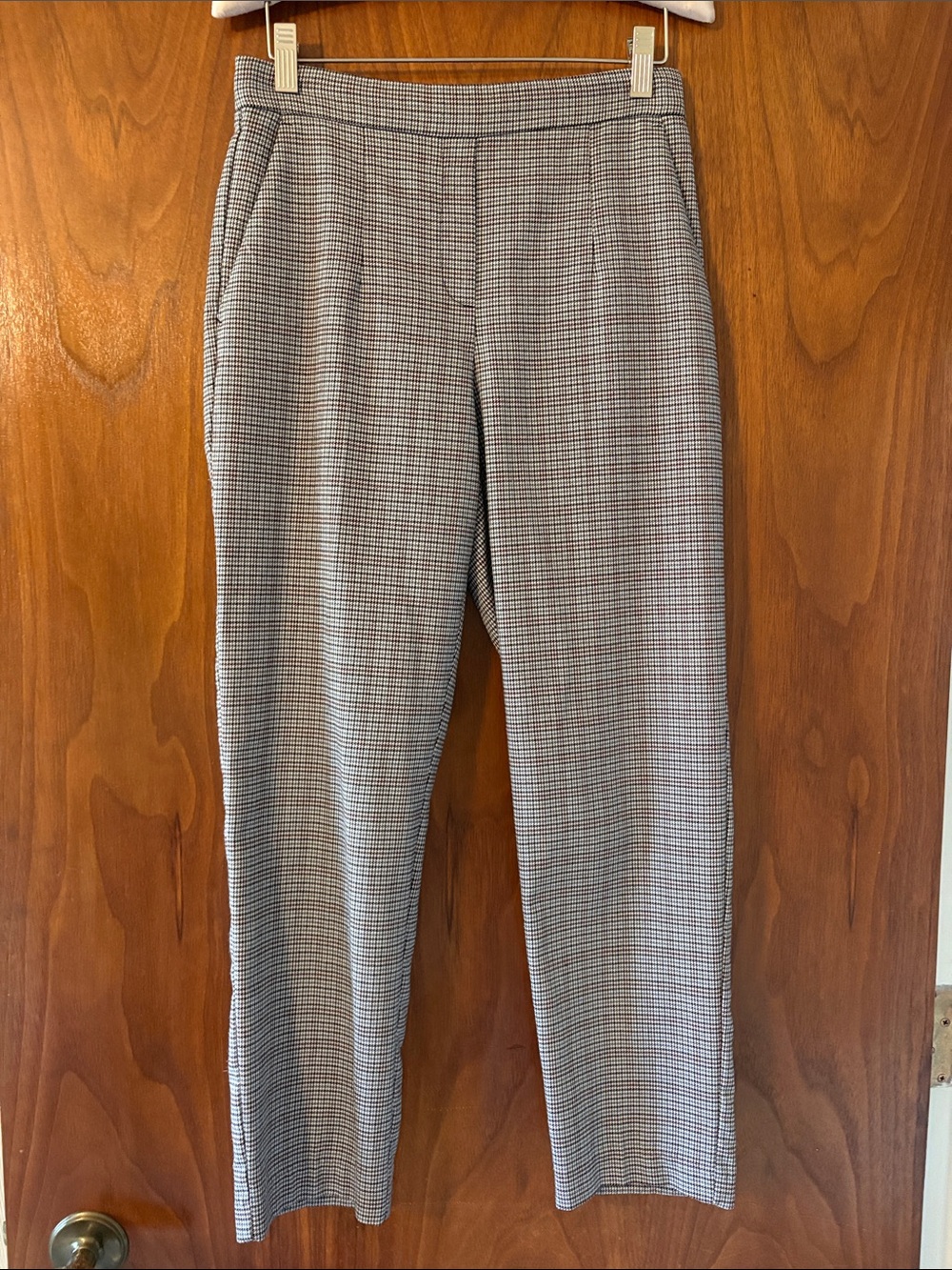 Dynamite Women’s Grey Plaid Dress Pants